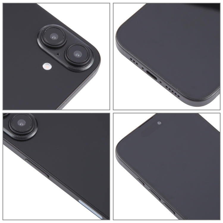 Modelo de Pantalla Falsa para iPhone 16 (Negro) sin Función