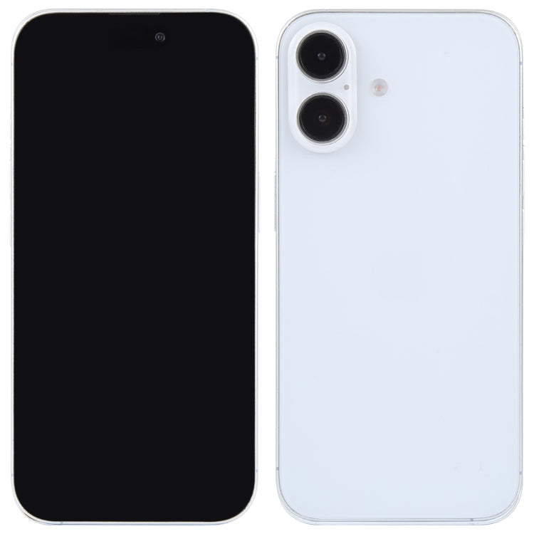 Modelo de Pantalla Falsa para iPhone 16 Plus (Blanco) sin Función