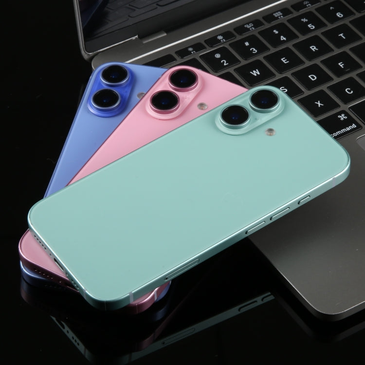 Modelo de Pantalla Falsa para iPhone 16 Plus (Rosa) sin Función