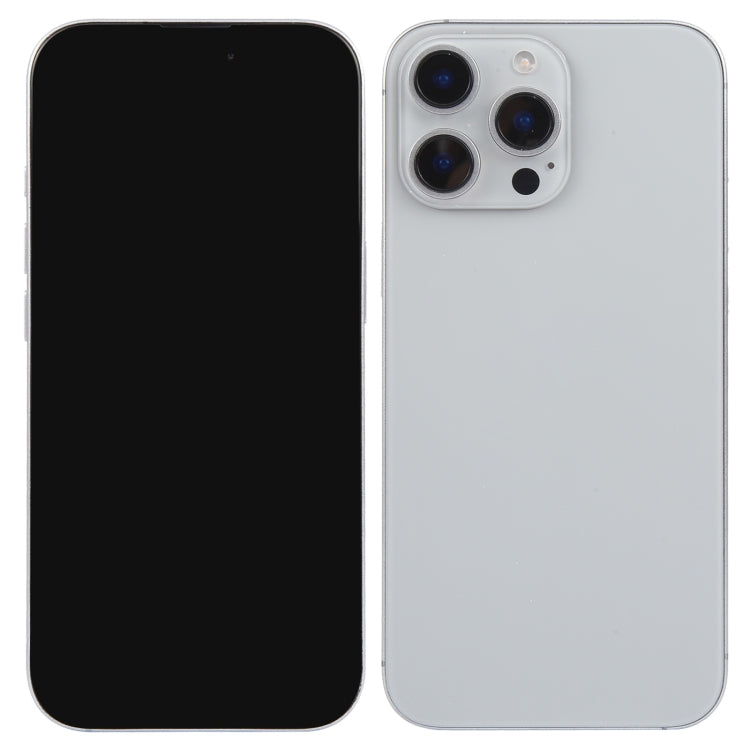 Modelo de Pantalla Falsa para iPhone 16 Pro Max con Pantalla Negra (Natural)