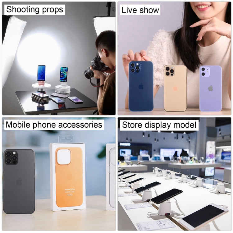 Para iPhone 12 Pro, pantalla negra, modelo de pantalla ficticia falsa que no funciona, versión ligera (dorado)