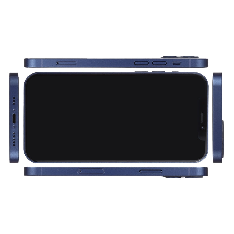 Para iPhone 12 Pantalla negra Modelo de pantalla ficticia falsa que no funciona, versión ligera (azul)