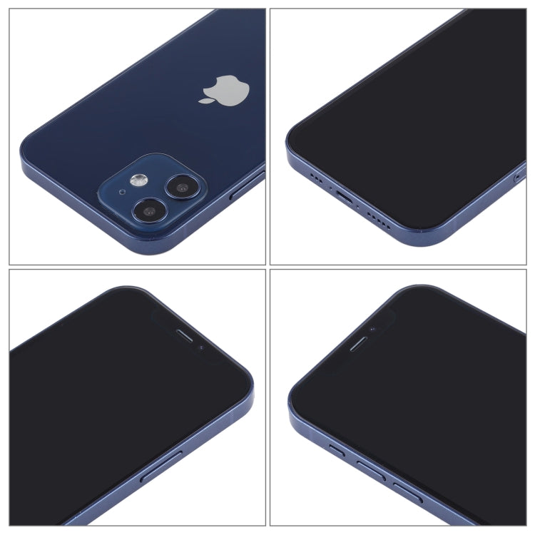 Para iPhone 12 Pantalla negra Modelo de pantalla ficticia falsa que no funciona, versión ligera (azul)
