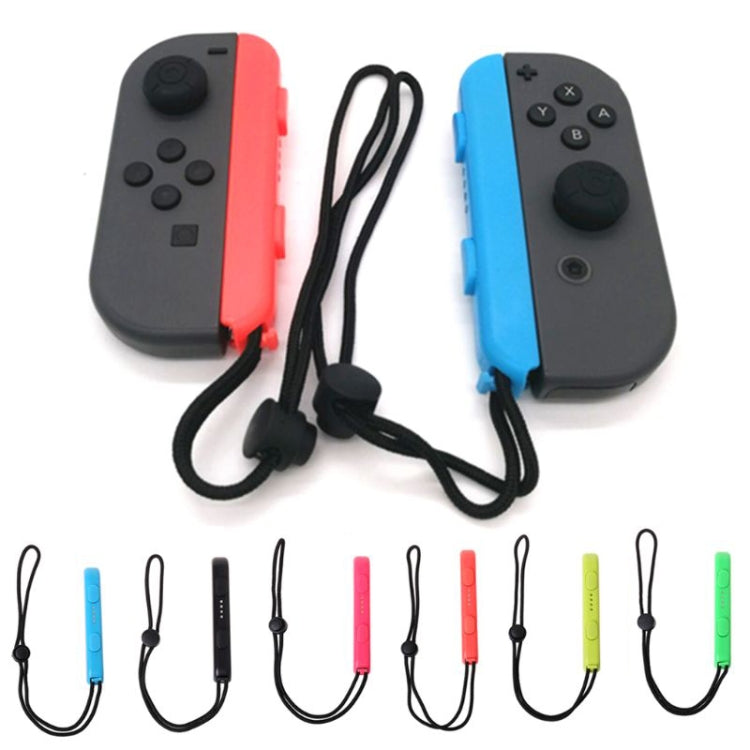 1 Par de Accesorios de Juegos de Cordón de Cuerda de Muñeca para Nintendo Switch Joy-Con (Negro) - MOVILSTORE