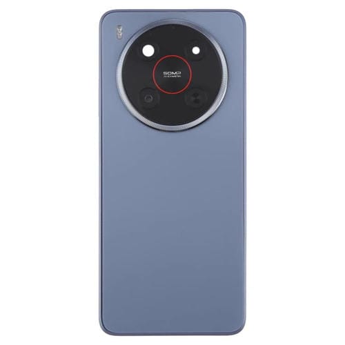 Coperchio posteriore della batteria in plastica con cornice centrale e coperchio della lente della fotocamera per ZTE Blade V70 Max (Viola)