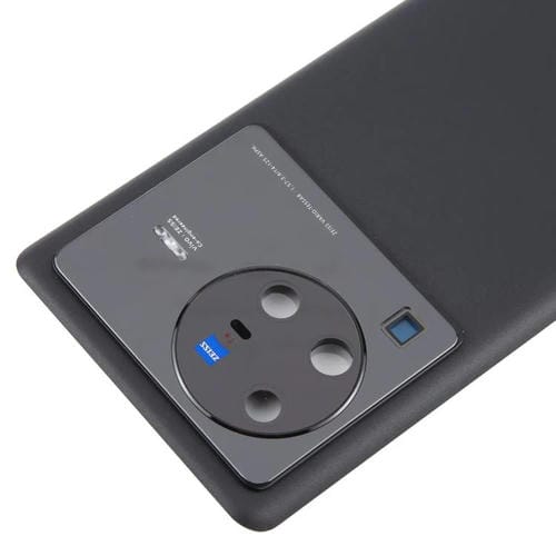 Couvercle arrière de la batterie et lentille de l'appareil photo pour Vivo X80 Pro (Noir)