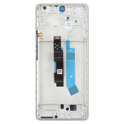 Schermo Completo Originale AMOLED con Cornice per Xiaomi Redmi Note 14 Pro 4G (Blu)