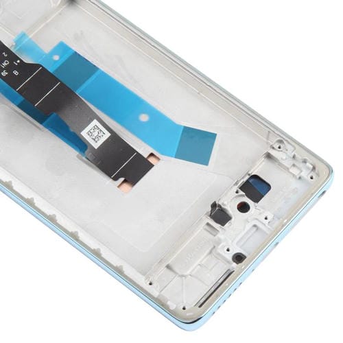 Schermo Completo Originale AMOLED con Cornice per Xiaomi Redmi Note 14 Pro 4G (Blu)