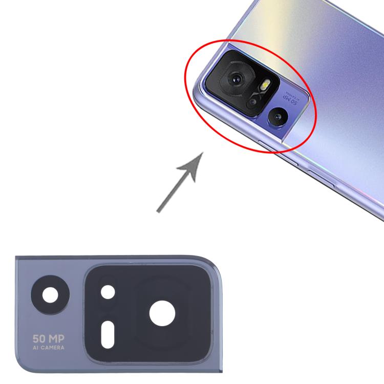 Rückseitige Kamerlinse TCL 40 SE T610K (Schwarz)