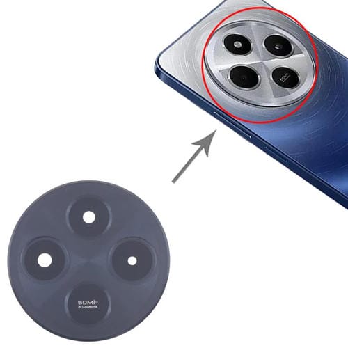 Objectif Lentille Arrière Xiaomi Redmi 14C 4G (Noir)