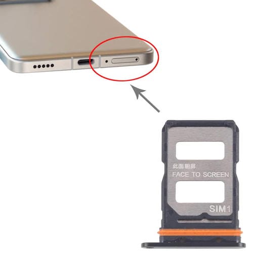 SIM-Kartenfach Xiaomi 14T Pro 5G (Schwarz) (10 Stück)