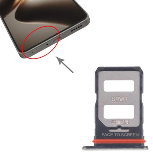 Vassoio scheda SIM Xiaomi 14T 5G (Verde) (10 unità)