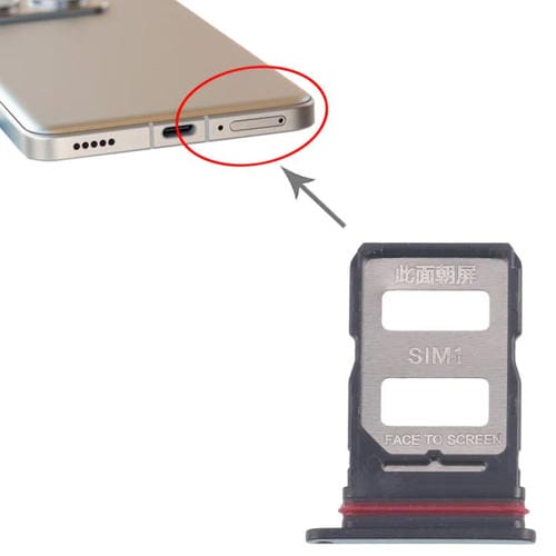 Vassoio scheda SIM Xiaomi Poco F7 (10 unità) (Verde)