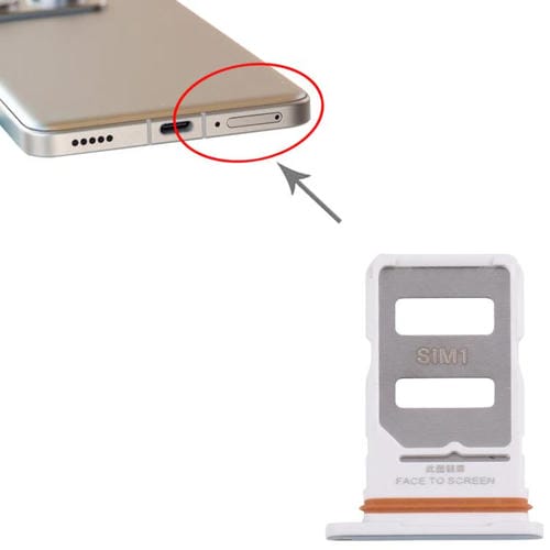 SIM-Kartenfach Xiaomi 14T Pro+ 5G grün (10 Stück)