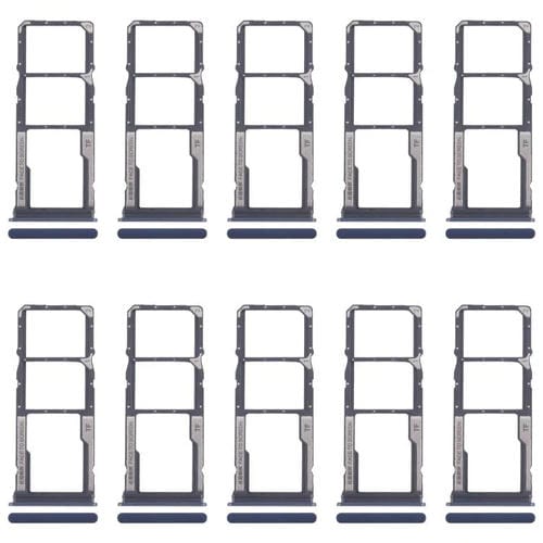 SIM Card Tray + Micro SD Xiaomi Redmi 14C 4G (Blue) (10 Units)