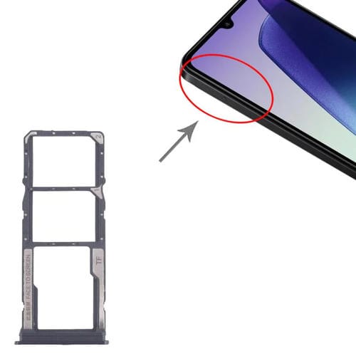 Vassoio Scheda SIM + Micro SD Xiaomi Redmi 14R 5G (10 Unità) (Nera)