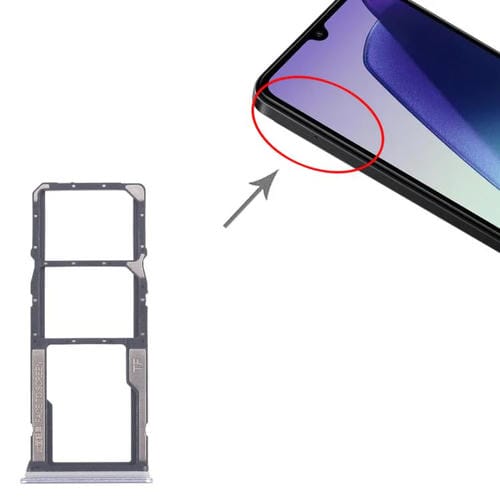 SIM Card Tray + Micro SD Xiaomi Redmi 14R 5G (Purple) (10 Units)