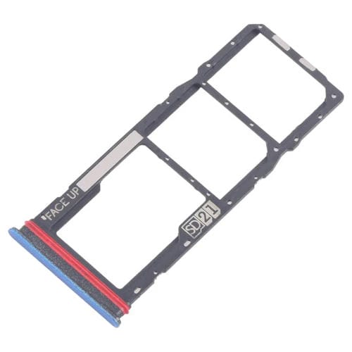 Bandeja para tarjeta SIM original (10 unidades) + bandeja para tarjeta SIM + bandeja para tarjeta Micro SD (azul) para Motorola Moto G04s