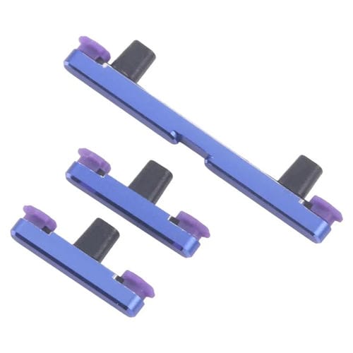 Para Motorola Edge 60 Pro 10 pares de botones de encendido y control de volumen (azul)