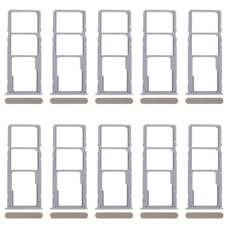 Bandeja para tarjeta SIM original Realme C51 RMX3830 (10 unidades) + bandeja para tarjeta SIM + bandeja para tarjeta Micro SD (dorada)