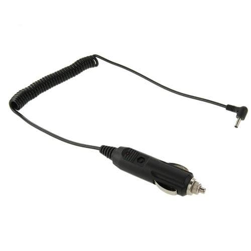 Adaptador de Fuente de Alimentación 2A 3.5mm Enchufe Cargador Cable en Espiral Longitud 40-140cm