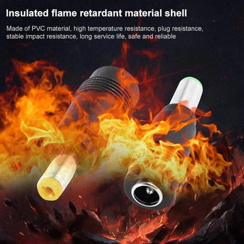 Conector DC macho 4,8 x 1,7 mm a hembra 5,5 x 2,1 mm para adaptador portátil HP A265 PP1006 ACL1056