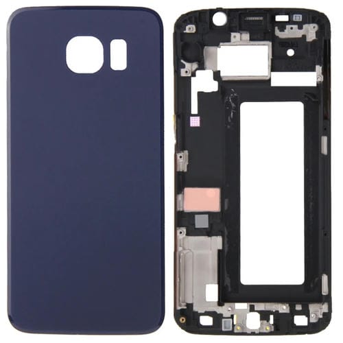 Cubierta Completa Samsung Galaxy S6 Edge G925 (Carcasa LCD y Batería) (Azul)