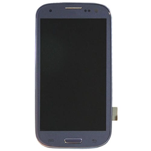 LCD-Bildschirm + Touchscreen mit Rahmen Samsung Galaxy S3 LTE i9305 (Blau)