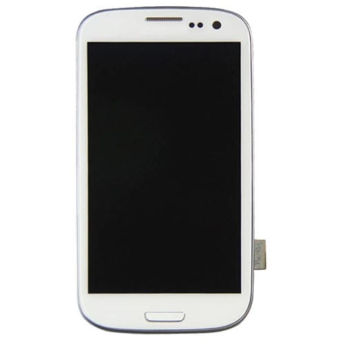 LCD-Bildschirm Samsung Galaxy S3 LTE i9305 (Weiß) mit Rahmen