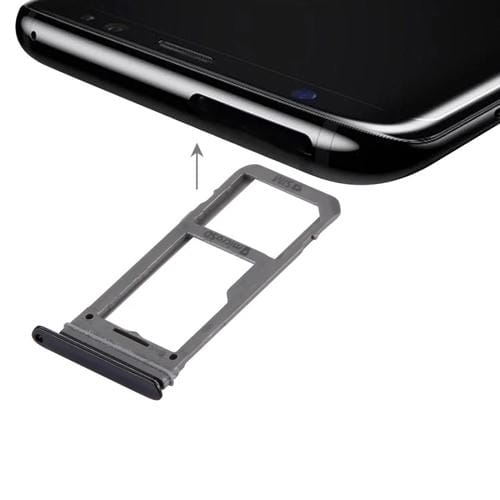 Vassoio della scheda SIM e Micro SD Samsung Galaxy S8 (Nero)