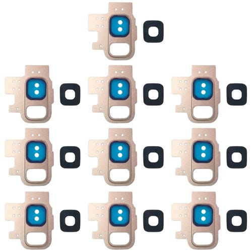 Copertura Obiettivo Fotocamera Samsung Galaxy S9/G9600 (Oro) - Confezione da (10 Pezzi)