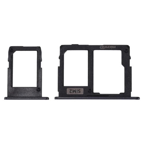 Vassoio della scheda SIM e Micro SD Samsung Galaxy J3/J5/J7 SIM Singola/J330/J530/J730 (Nero)