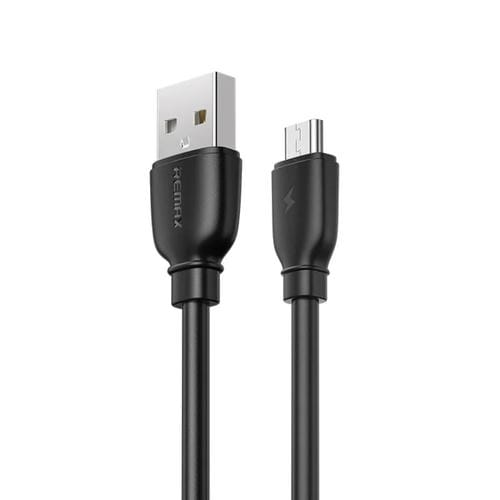 Cable de Datos y Carga Rápida Remax Rc-138M 2.4A Usb A Micro Usb Suji Pro (1 m) (Negro)