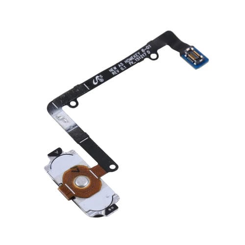 Flex Cable Home Button Samsung Galaxy A5 A510 with Fingerprint (White)