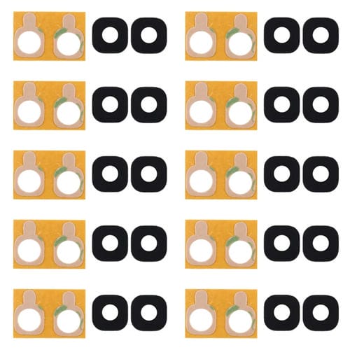 Obiettivo della fotocamera posteriore Samsung Galaxy A3 A320 con adesivo (10 pezzi)