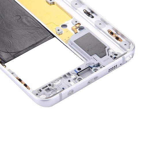 Cadre Moyen Biseauté Samsung Galaxy Note 5/N9200 (Blanc)