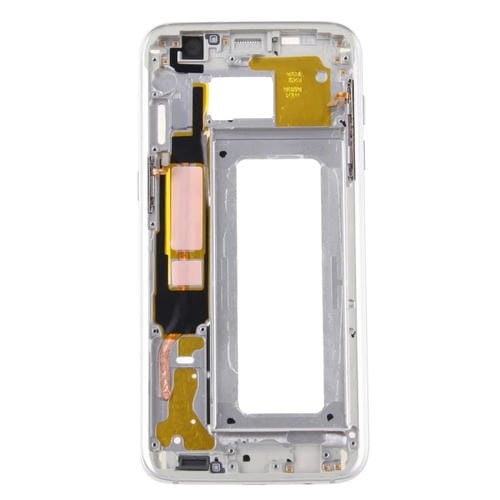 Custodia Frontale LCD Samsung Galaxy S7 Edge G935 Piastra Lunetta (Argento)