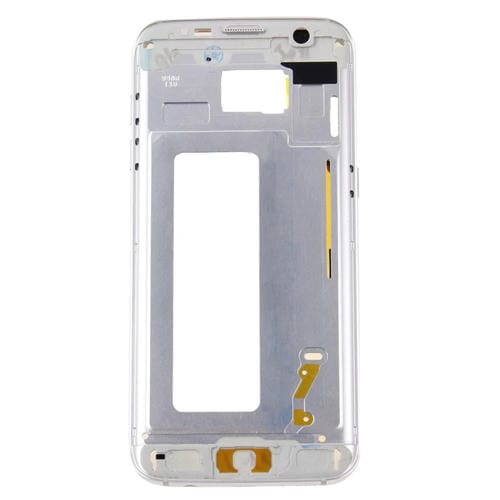 Carcasa Frontal LCD Samsung Galaxy S7 Edge G935 Placa Bisel (Plata)