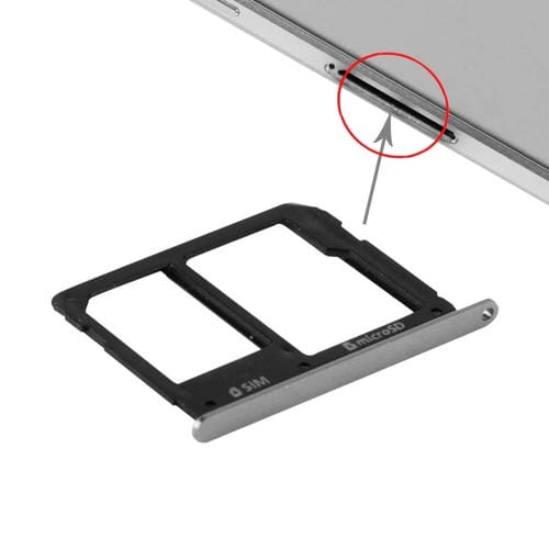 SIM Card and Micro SD Tray Samsung Galaxy A9 / A9000 (Black)