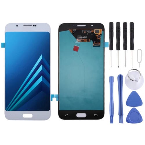 LCD-Bildschirm Oled Samsung Galaxy A8 (Weiß)