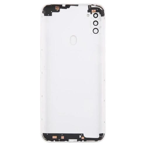 Carcasa trasera con tapa para lente de cámara para Samsung Galaxy A11 SM-A115F (blanca)