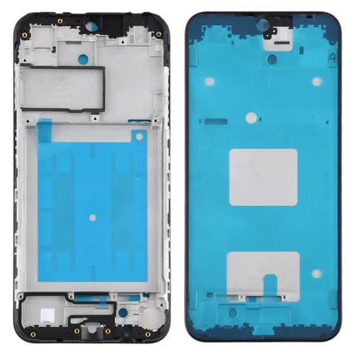 LCD-Frontgehäuse Samsung Galaxy A01 Rahmen Blende Platine (Schwarz)