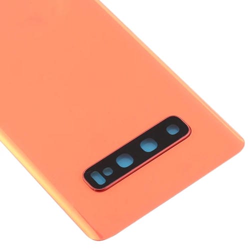 Rückseite der Batterieabdeckung Samsung Galaxy S10 mit Kamerlinse (Rosa)