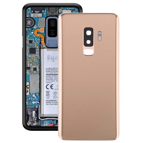 Rückseite der Batterieabdeckung mit Kameraglas Samsung Galaxy S9+ (Gold)