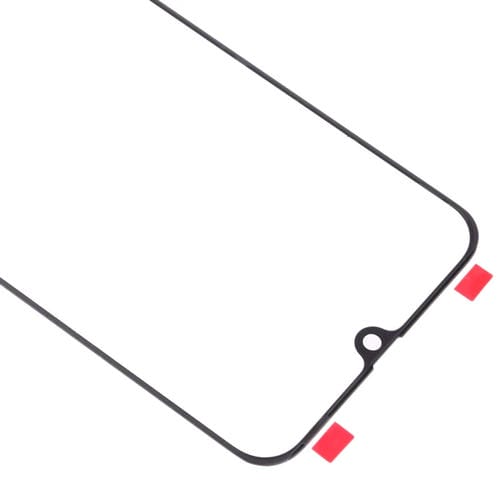 Objectif en verre Écran extérieur avant Samsung Galaxy A40 (Noir)