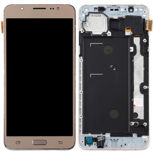 TFT LCD-Bildschirm Samsung Galaxy J7 J710F mit Rahmen (Gold)
