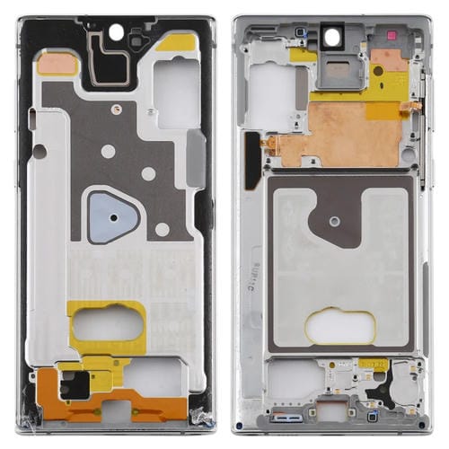 Marco Medio Bisel Placa Samsung Galaxy Note 10 (Plata)
