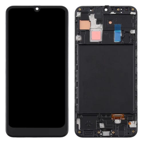 Schermo TFT LCD Samsung Galaxy A30 con Cornice (Nero)