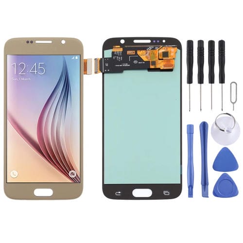 Schermo LCD OLED Samsung Galaxy S6 (Oro)