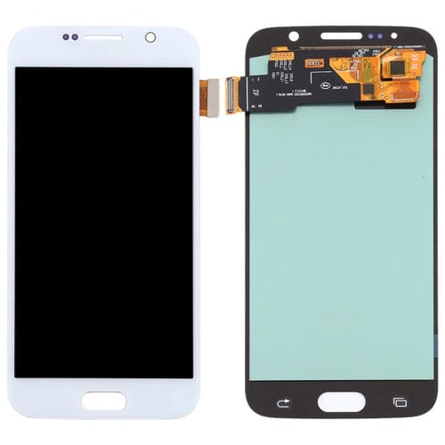 Schermo LCD OLED Samsung Galaxy S6 (Bianco)